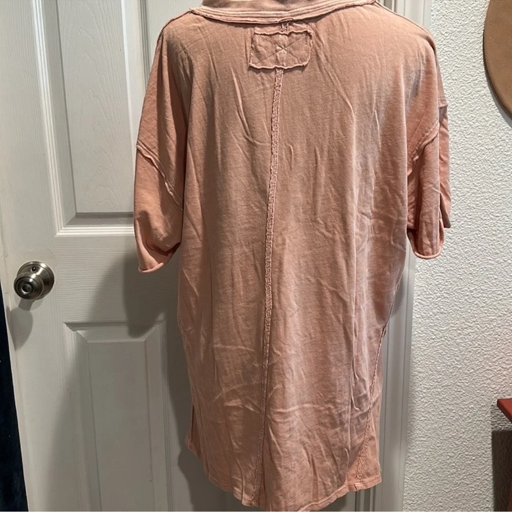Free People We The Free | Keep Me V-Neck Tee | Small